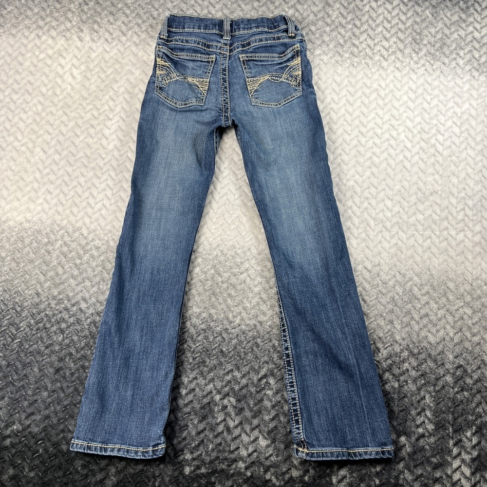 Wrangler 20X Boys Jeans Med Wash 12 Regular Adjust to Fit Vintage Boot 26x28"